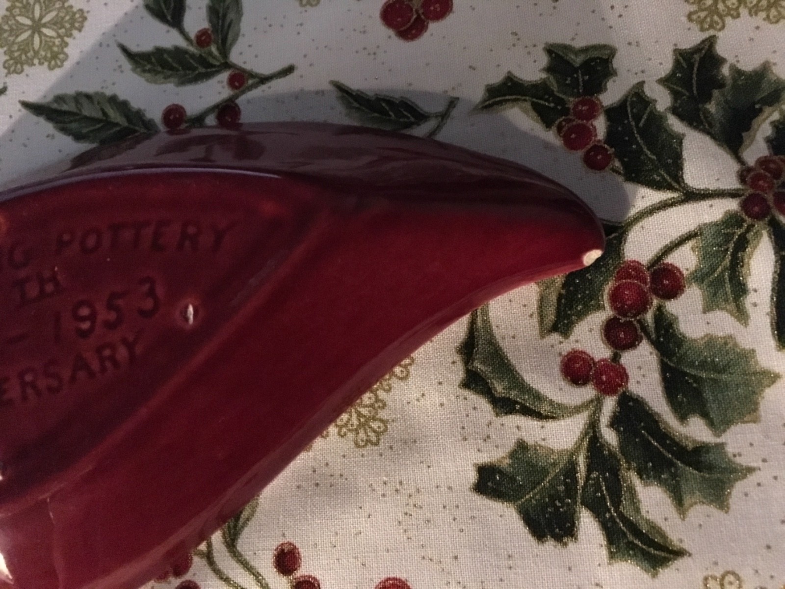 Red Wing  Spoon Rest Ash Tray 75th Anniversary