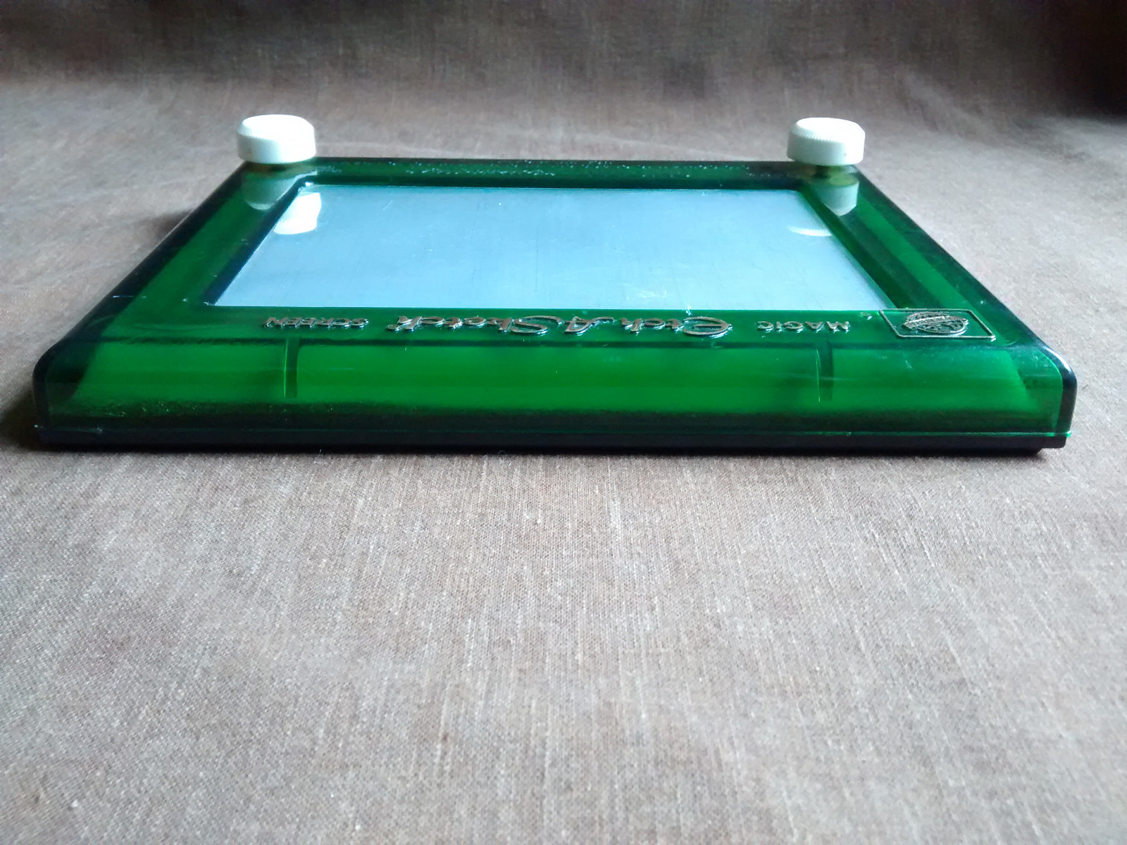 Vintage Etch A Sketch No. 505 Green 10 inch Ohio Art Magic Screen HTF