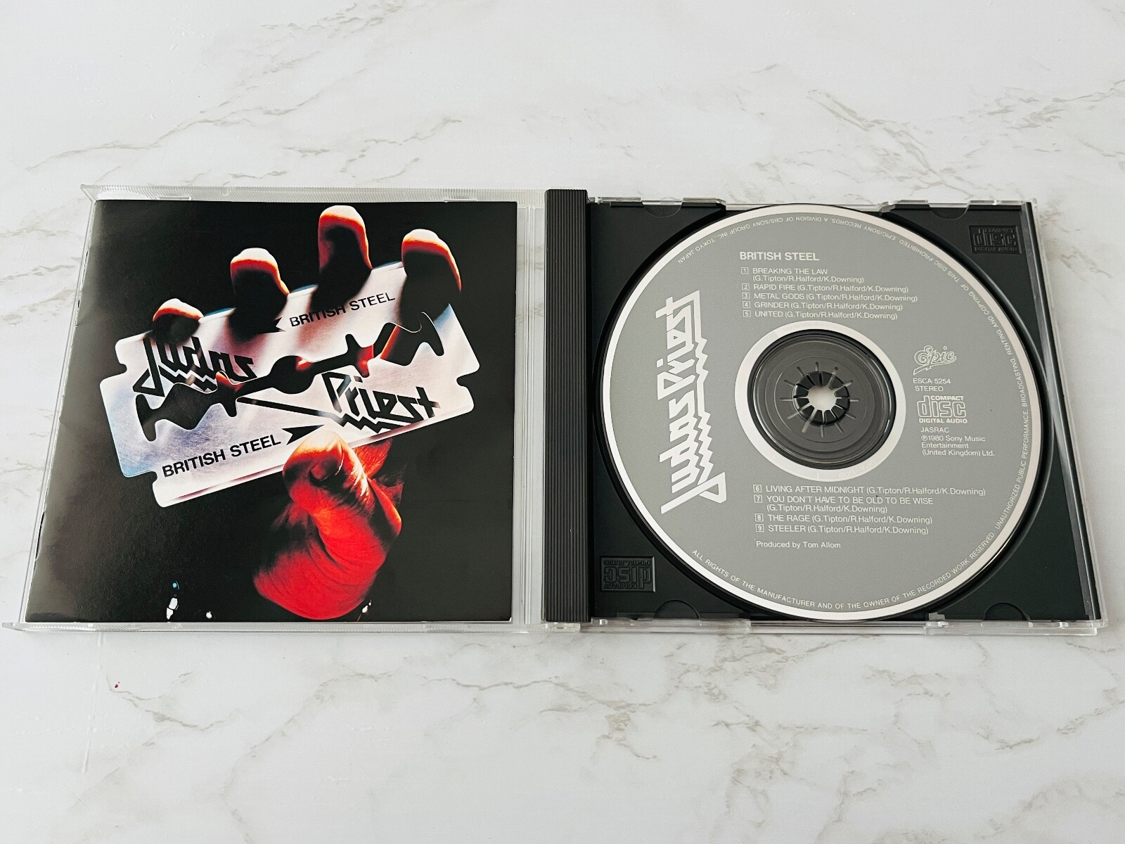 Judas Priest British Steel CD JAPAN IMPORT! 1991 Epic ESCA
