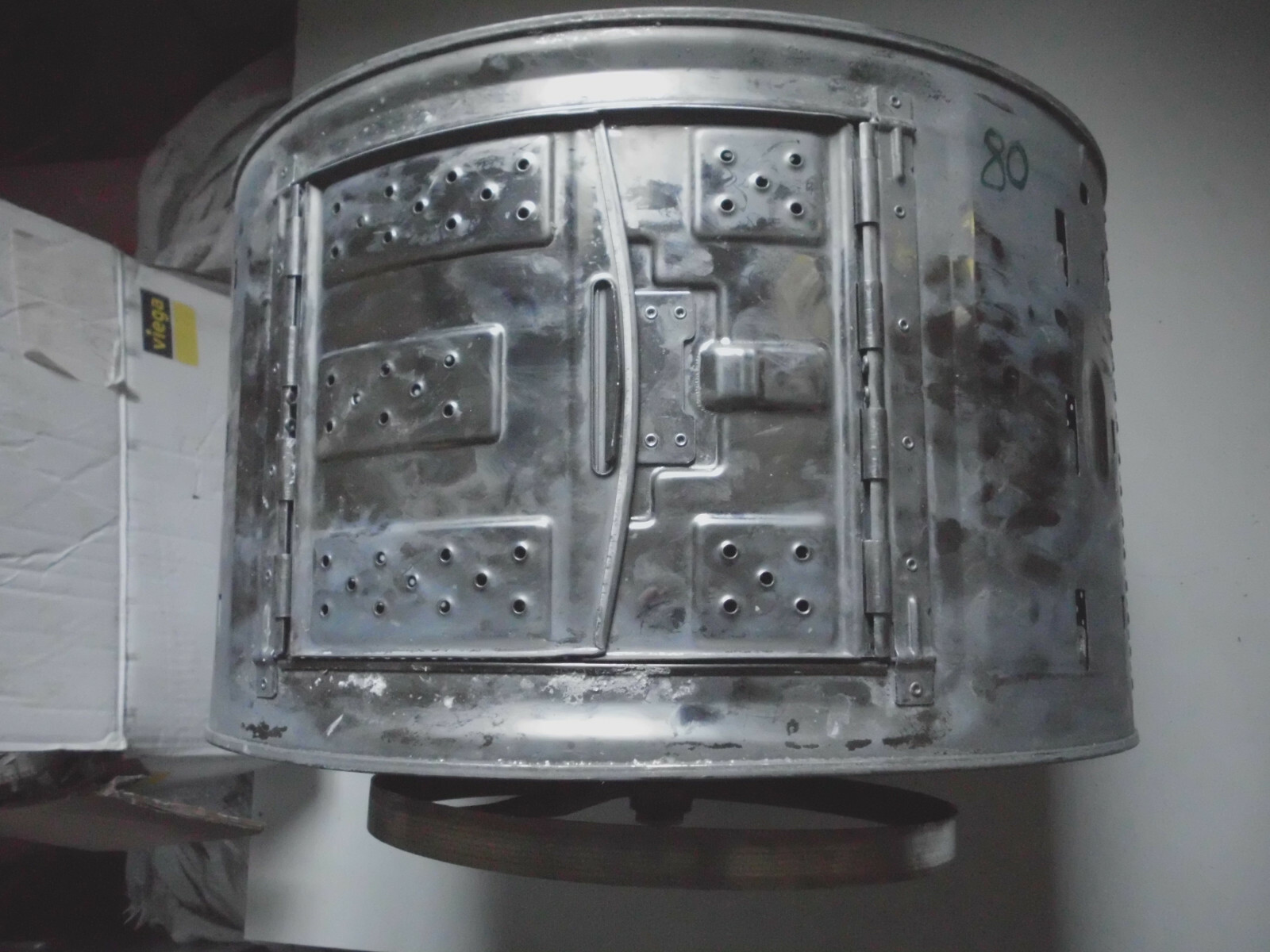 Waschmaschinentrommel Feuerschale Grill Pflanzschale