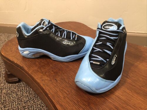 And1 Tai Chi mid mens Shoes size 9 Black/Blue Fluorescent Pack Vince Carter Rare And1 Tai Chi mid mens Shoes size 9 Black/Blue Fluorescent Pack Vince Carter Rare