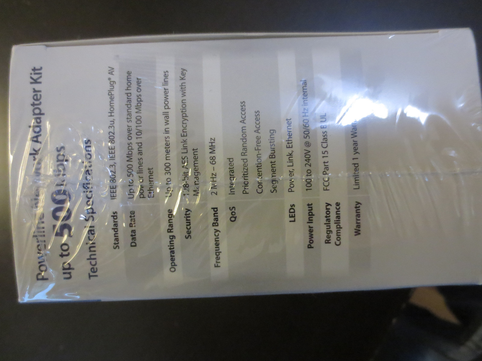 Actiontec PWR500 500mbps Powerline Network Adapter Kit  Brand New / Sealed