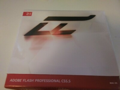 New Flash Professional CS5.5 (Creative Suite 5) Mac Os Sealed