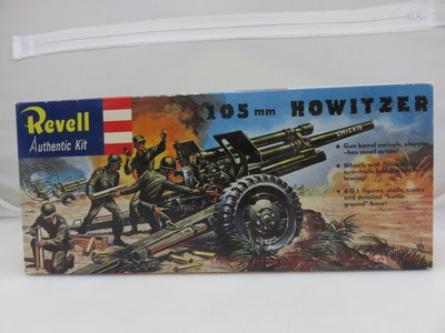 Revell 105MM HOWITZER 1/40 Scale Plastic Model Kit H-539:79 UNBUILT 2006 Reissue
