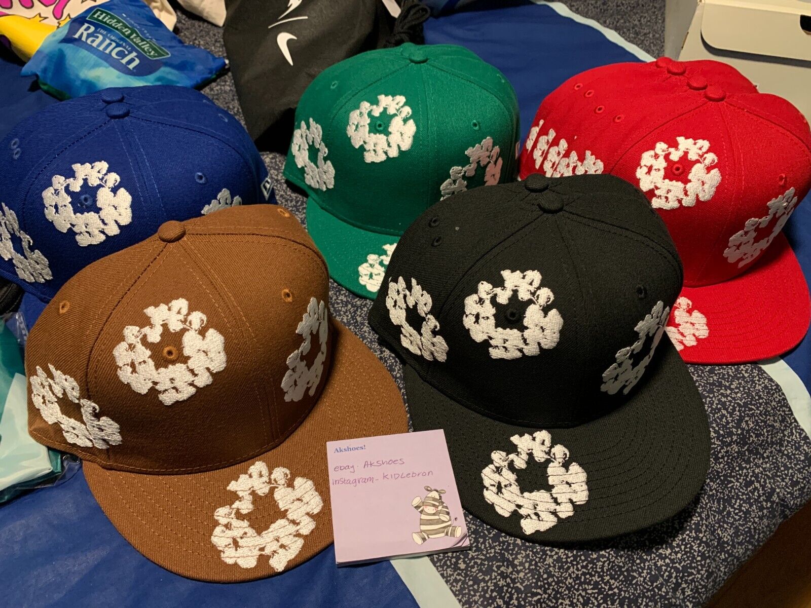 Denim Tears New Era Cotton Wreath Fitted Hat ComplexCon 7 1 Denim Tears New Era Cotton Wreath Fitted Hat ComplexCon 7 1