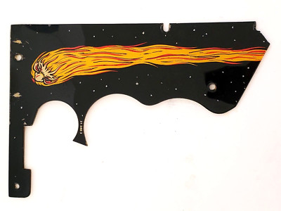1985 WILLIAMS COMET PINBALL MACHINE PLAYFIELD PLASTIC 31-540-2 