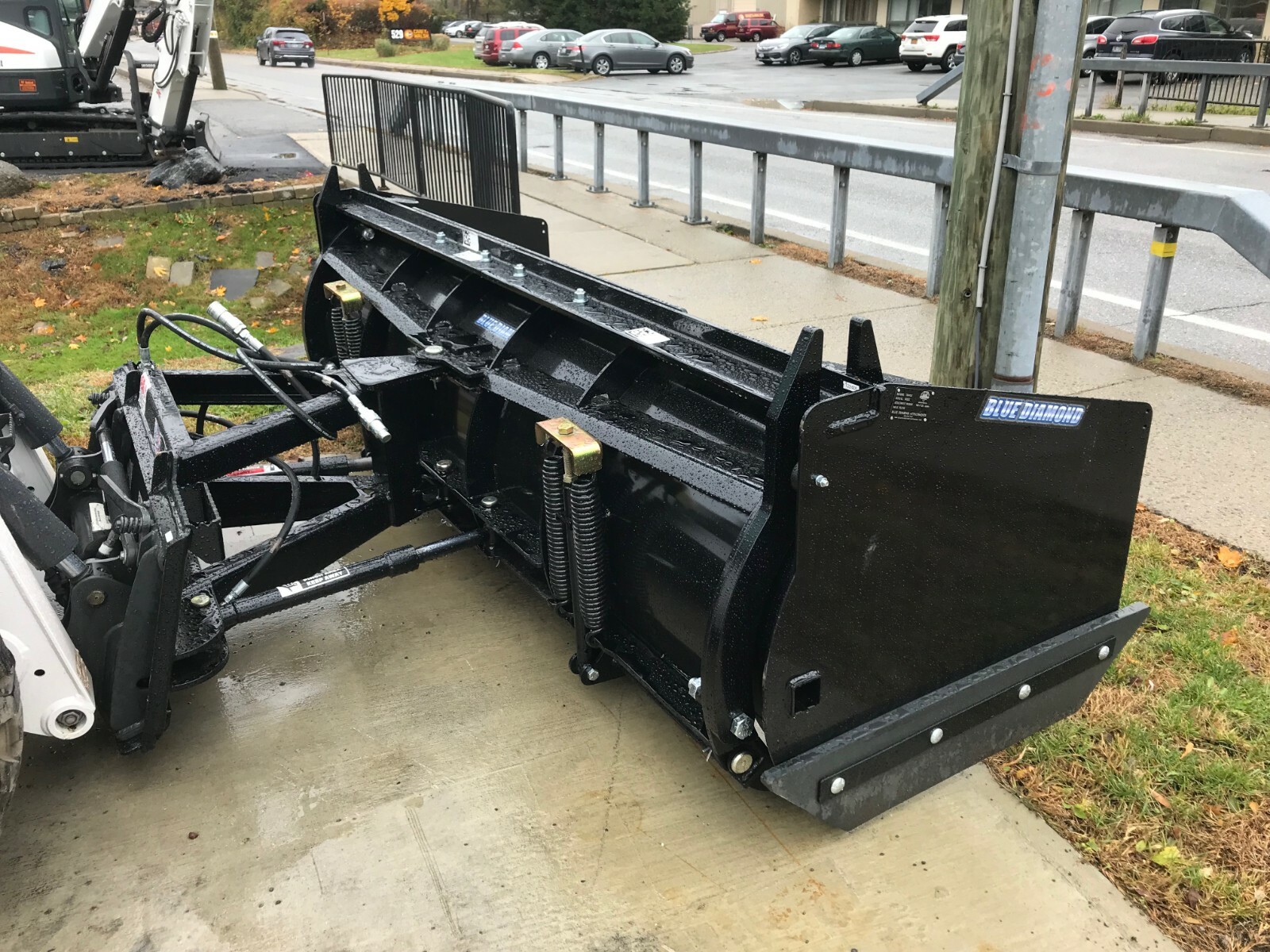 Blue Diamond Trip Edge Blade Pusher  Skid Steer Attachment 96