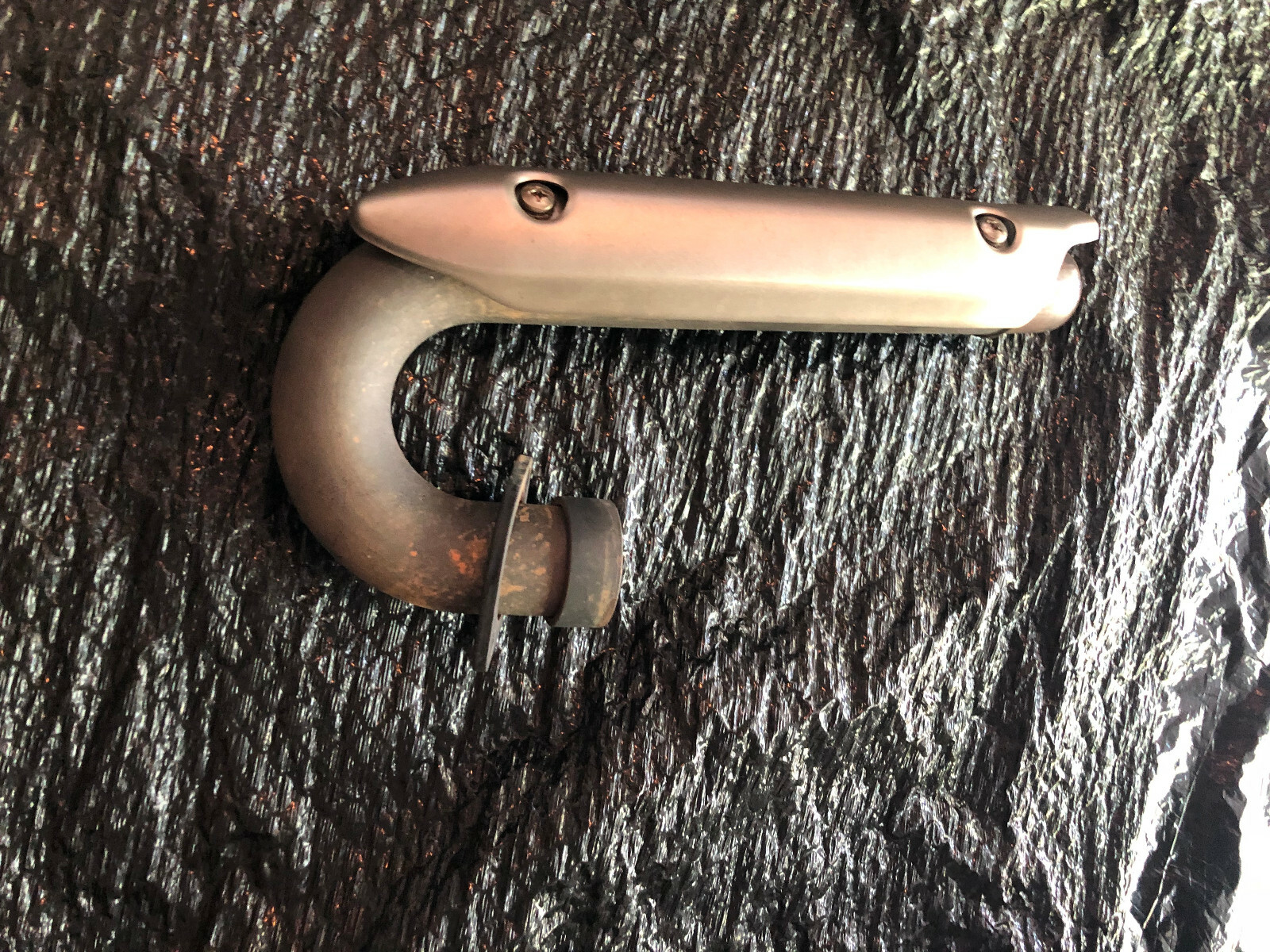 Yamaha WR250R / WR250X exhaust muffler with header, heat shield and