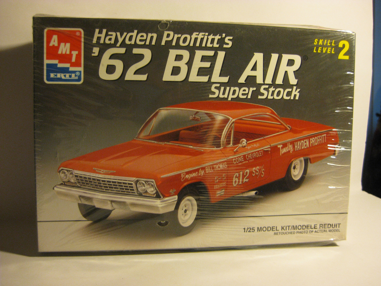 AMT Hayden Proffitt's 1962 Belair Super Stock skill level 2 Factory Sealed 1/25
