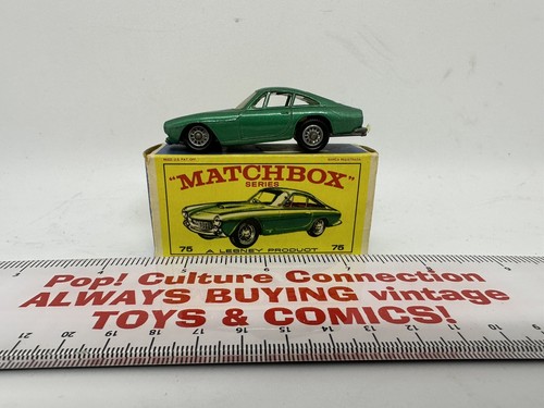 ミニカー MATCHBOX No.75 Ferrari Berlinetta Vintage Lesney Matchbox Ferrari Berlinetta Green No. 75