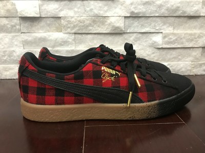 puma clyde plaid