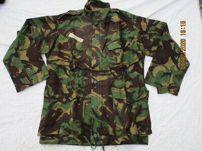 ジャケット・アウター army food inspector's smock 80's VTG Old British DPM Camo Smock Combat Jacket Coat United
