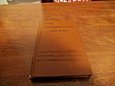 AVIATORS FLIGHT LOG Vintage 1948 BOOK  Navy Trainer 7x4.5 