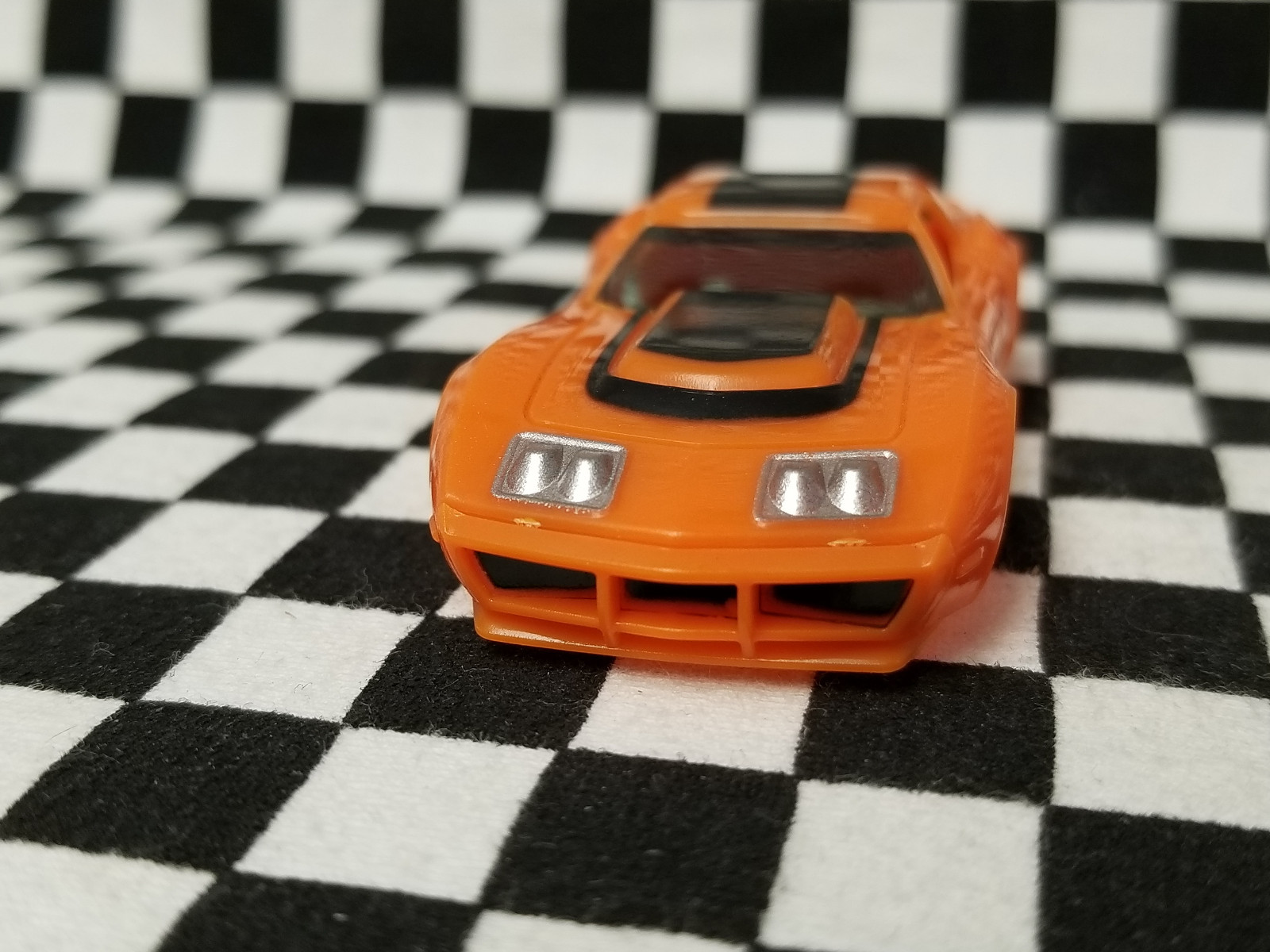 Orange & Black AF Xtras A/P A Production Corvette BODY - AFX, TOMY, Auto World