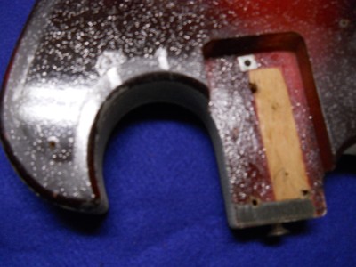 Vintage Silvertone 1457 Guitar In Case Amplifier Body Danelectro 1960's