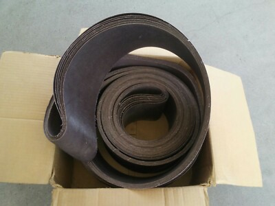 3M Three-M-Ite, 6''x442'', 80X, Resin Bond Cloth Belts, PG52 (341D?), 9 Pieces NOS