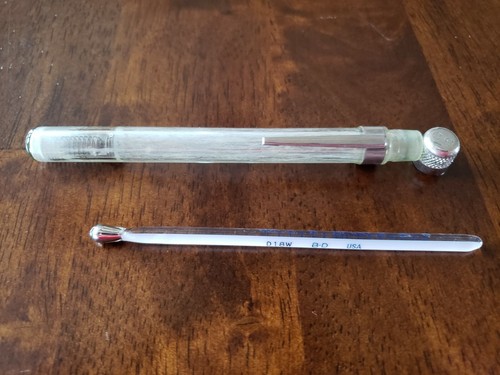 Vintage B D and Hygrade Glass Fever Thermometers