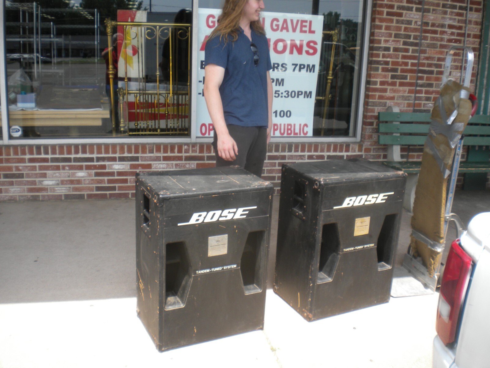 直接引き取り限定 BOSE ボーズ 302 サブウーファー ペア TAMDEM TUNED