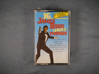 16 JAMES BOND FILM THEMES       SUONDTRACK   CASSETTE         NEW - SEALED