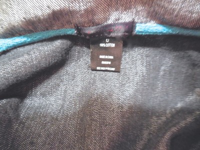 Youth RED APE FRESH 2 DEF embroidered vest- silver sheen- Sz 12