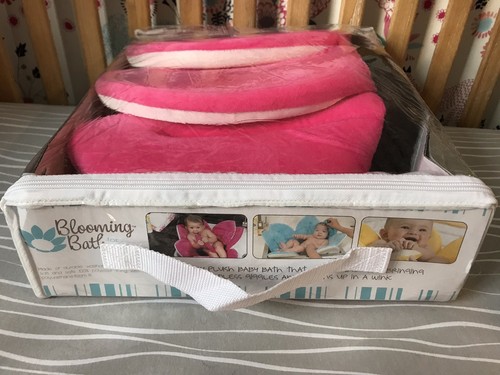 Never Opened Blooming Bath Flower Pink Baby Bath Mat Aid Washable