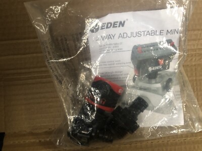 Eden 94127 Premium Garden Hose Fitting Quick Connect with Water Stop & Lock Feat