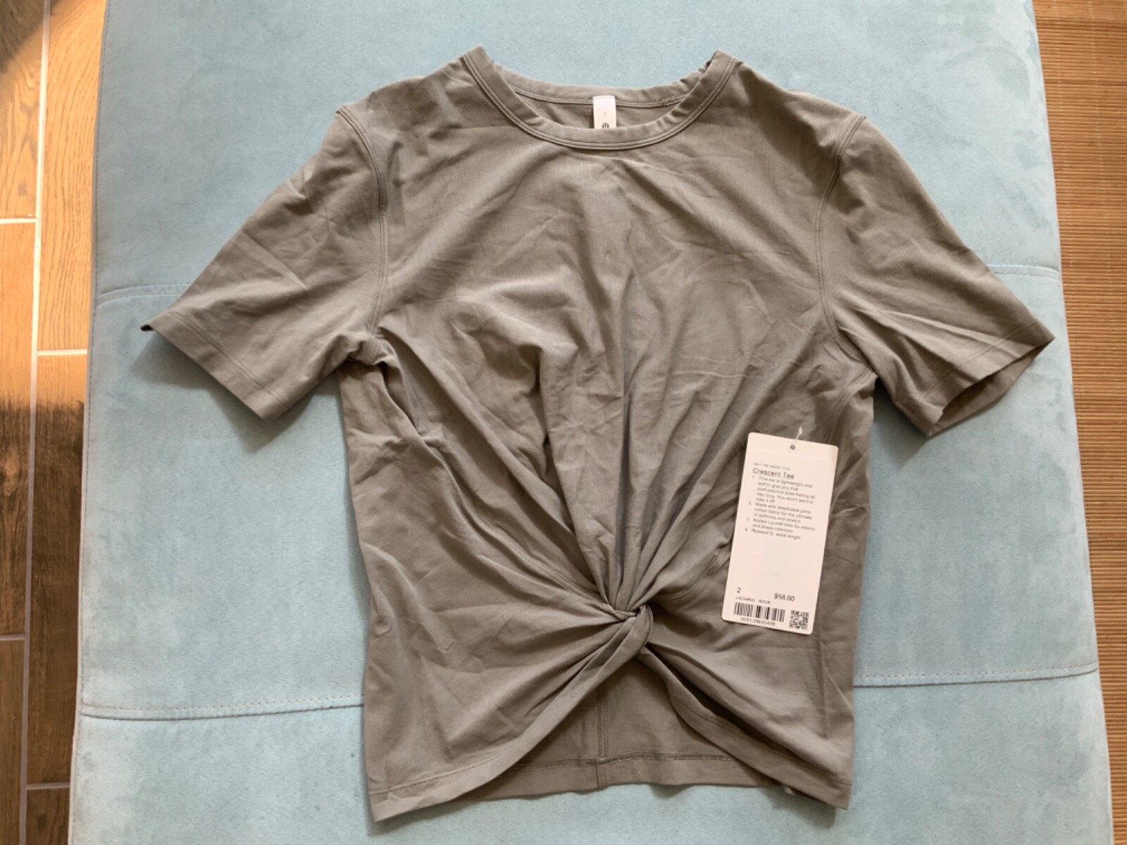 New Lululemon Crescent T-Shirt Short Sleeve Tee Top Size 2
