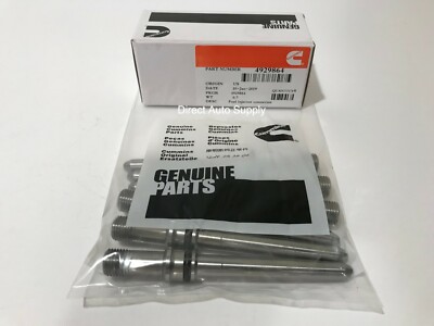 6 NEW OEM INJECTOR CONNECTOR TUBES 4929864 FOR DODGE CUMMINS DIESEL 5.9L 6.7L