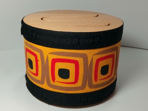 Hohner Wood Tone Drum Classroom Rhythm Solid Wood Instrument