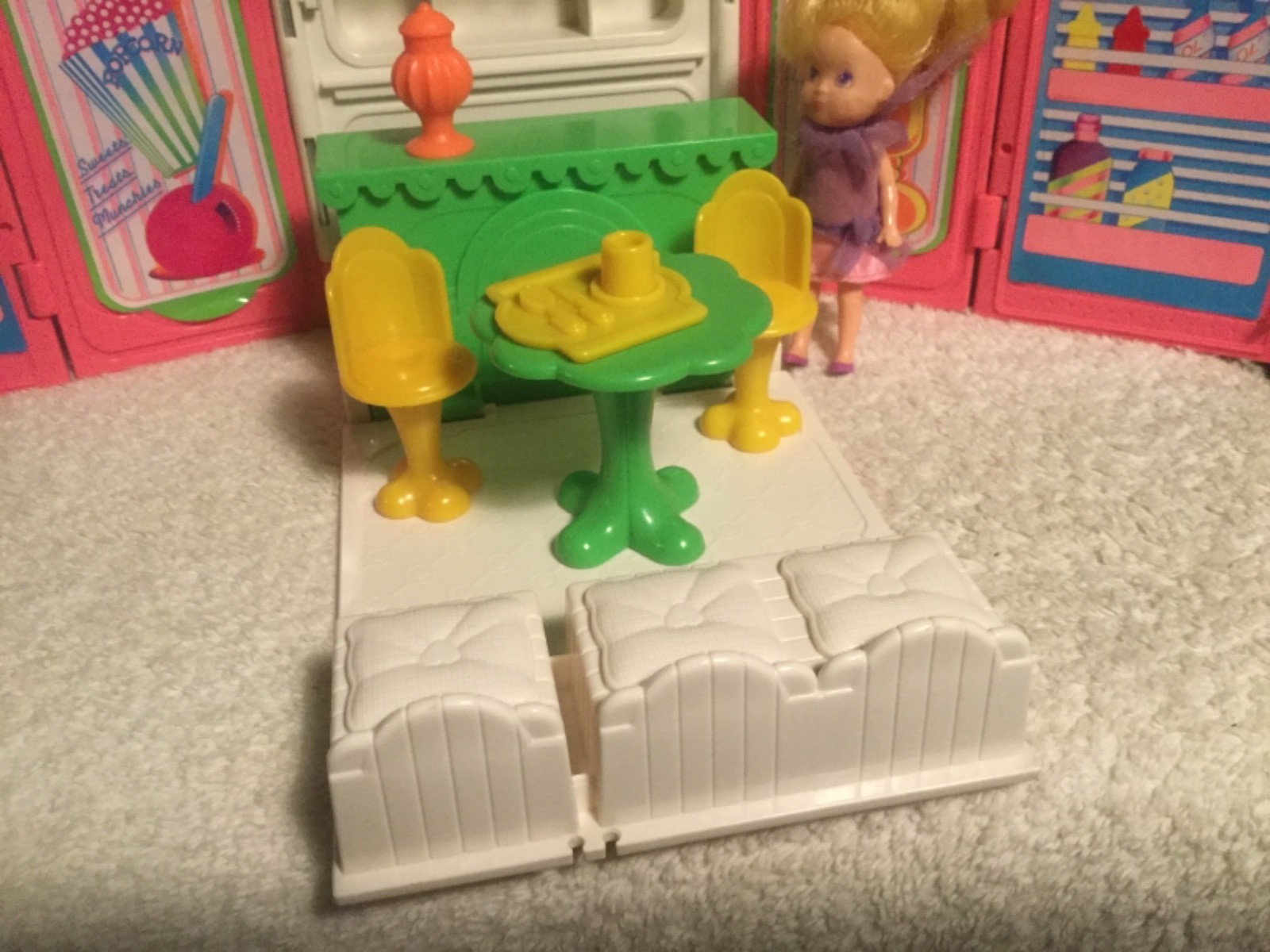 1987 Kenner Wish World Kids “Treats N Sweet” Refrigerator Ice Cream Parlor Toy