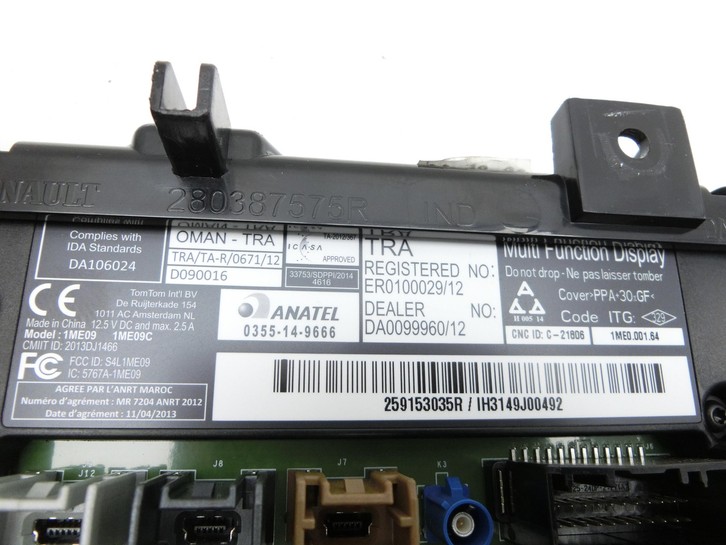 Renault Captur I HF 17-19 Bildschirm Display Monitor Renault Captur I HF 17-19 29.11.2019 280387575R 259153035R... Vorschau 7