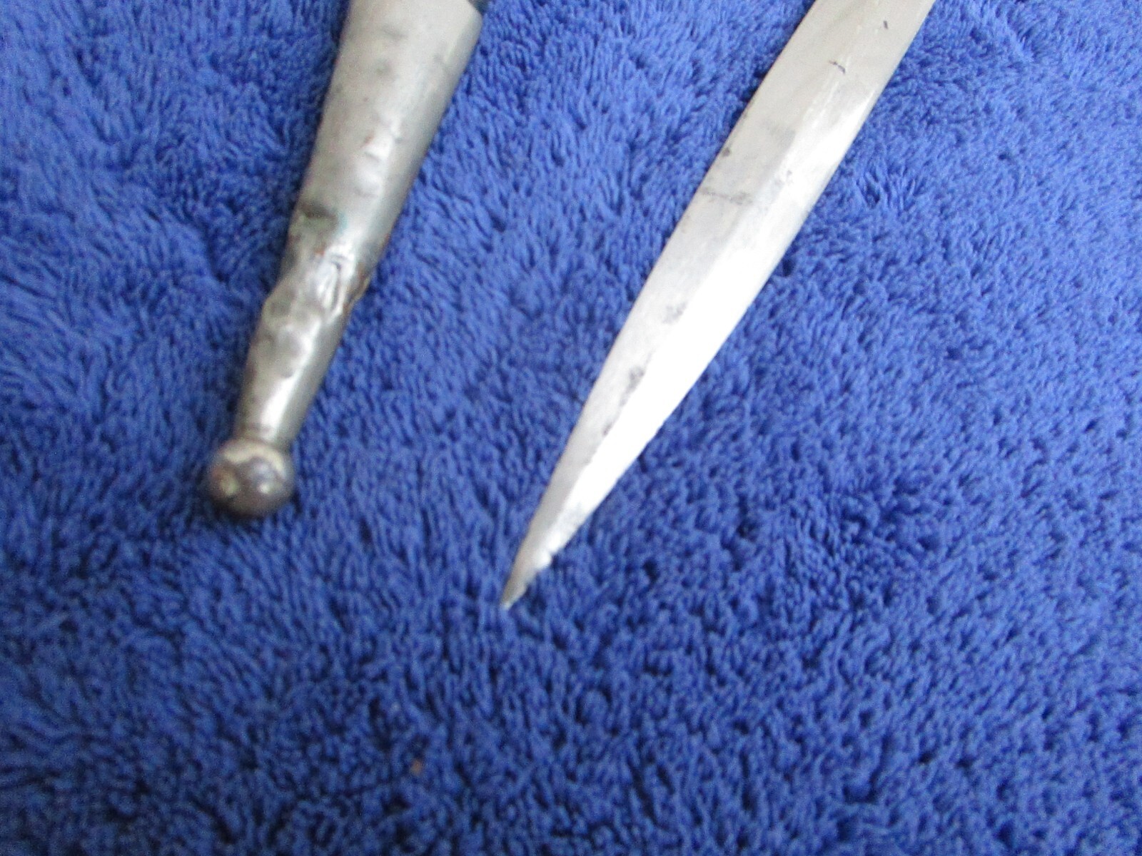 RARE ORIGINAL WW2 YUGOSLAVIAN M1937 AIR FORCE DAGGER KNIFE AND SCABBARD
