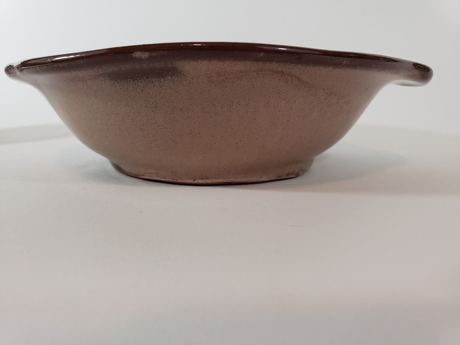 FRANKOMA Pottery Soup Bowl Desert Brown Plainsman 7 Inch by 2 