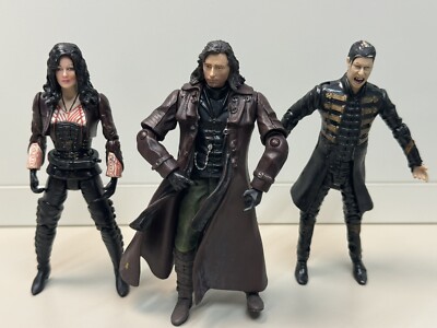 2003 Jakks Pacific Van Helsing Movie Figures Van Helsing, Dracula & Anna