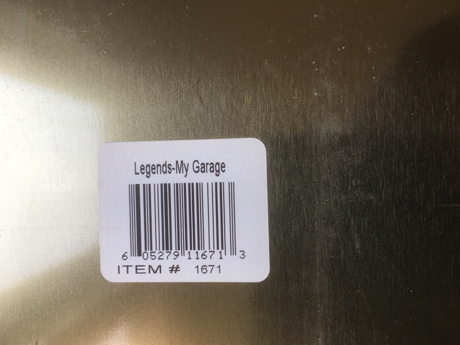 My Garage My Rules Vintage Retro Tin Metal Sign 12.5 x 16 in # 1671