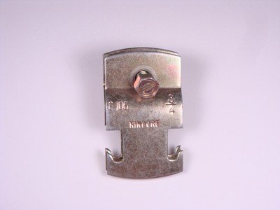 C-106 Kindorf 3/4'' Conduit Strap Clamp w/ Galv-Krom Finish NOS