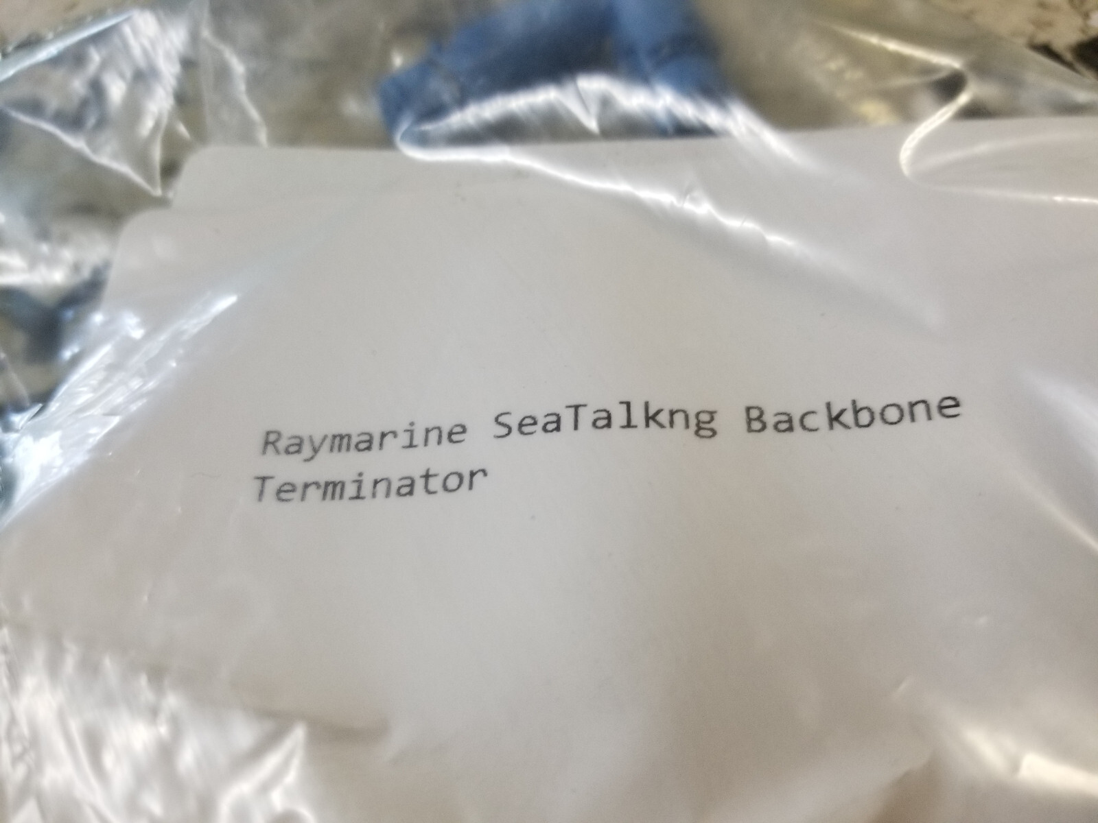 LOT OF 2PC  RAYMARINE A06031 SEATALKING BACKBONE TERMINATOR MARINE BOAT - Picture 2 of 3
