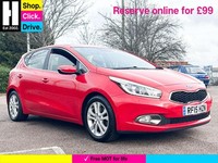 2015 Kia Ceed 1.6 GDi EcoDynamics 2 Euro 5 (s/s) 5dr HATCHBACK Petrol Manual