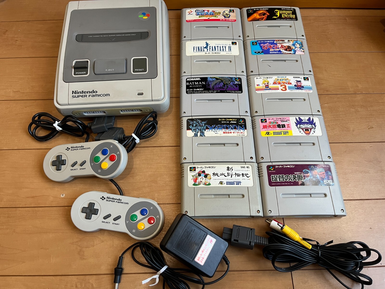 Nintendo Super Famicom Console 1Chip 01 Version & 10 Games