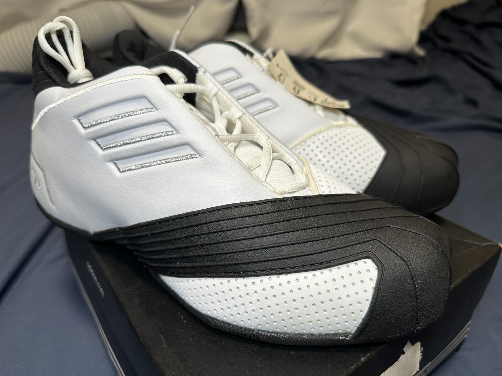 NEW Rare 2002 ADIDAS TMAC 1 Tracy McGrady Size 10 White