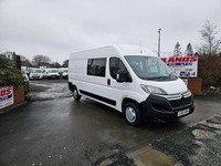 2019 ON 69 PLATE CITROEN RELAY 35 L3H2 ENTERPRISE CREW VAN LWB ULEZ FREE ZONE