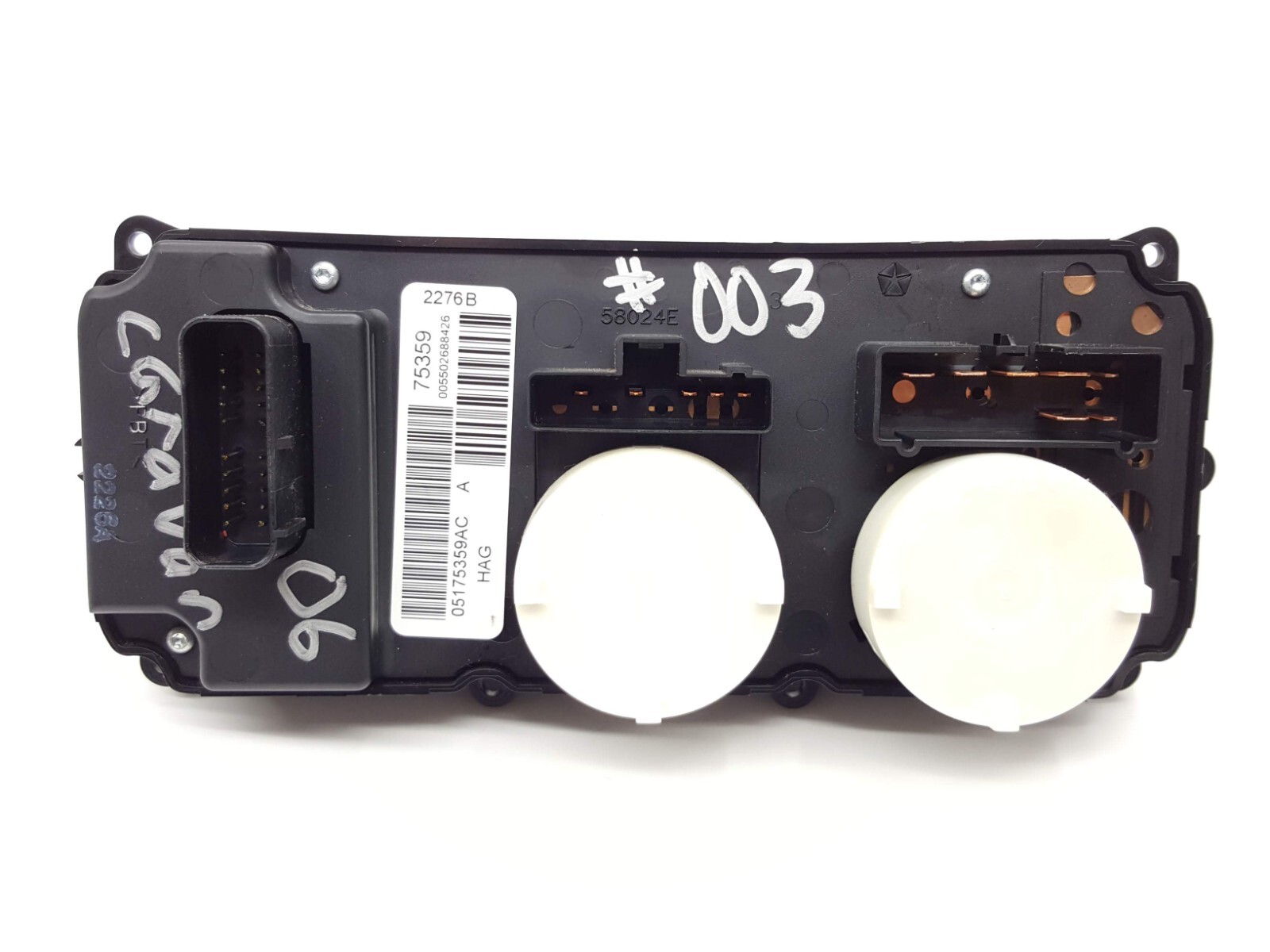 2004-2007 Grand Caravan A/C Heat Temperature Climate Control Switch Dual Zone