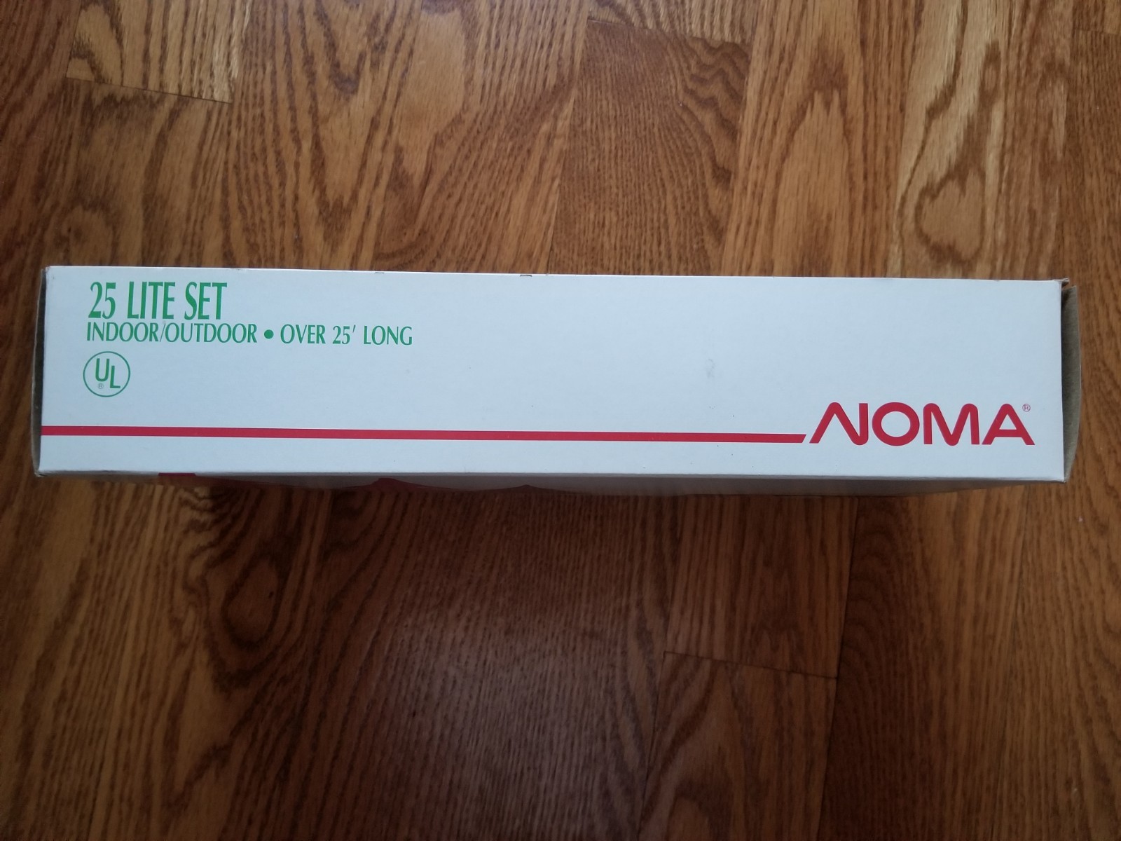 NOS 25 Light String NOMA C-7 1/2 Indoor/Outdoor Multi-Color Bulbs & Original Box