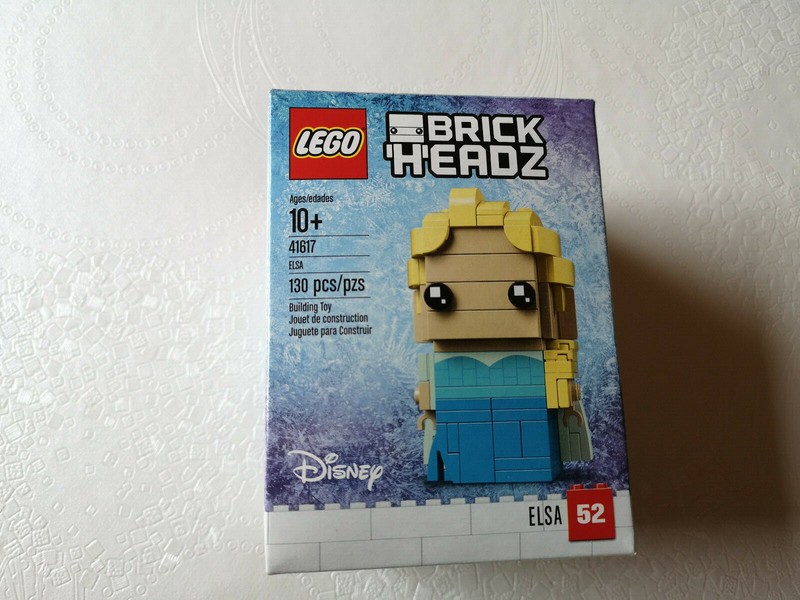 Lego ® Brick Headz- 41617 -Elsa-,N° 52 -Neuve Et ScelléE