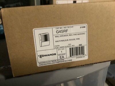 Edwards G4SRF Wall Mount Speaker Red
