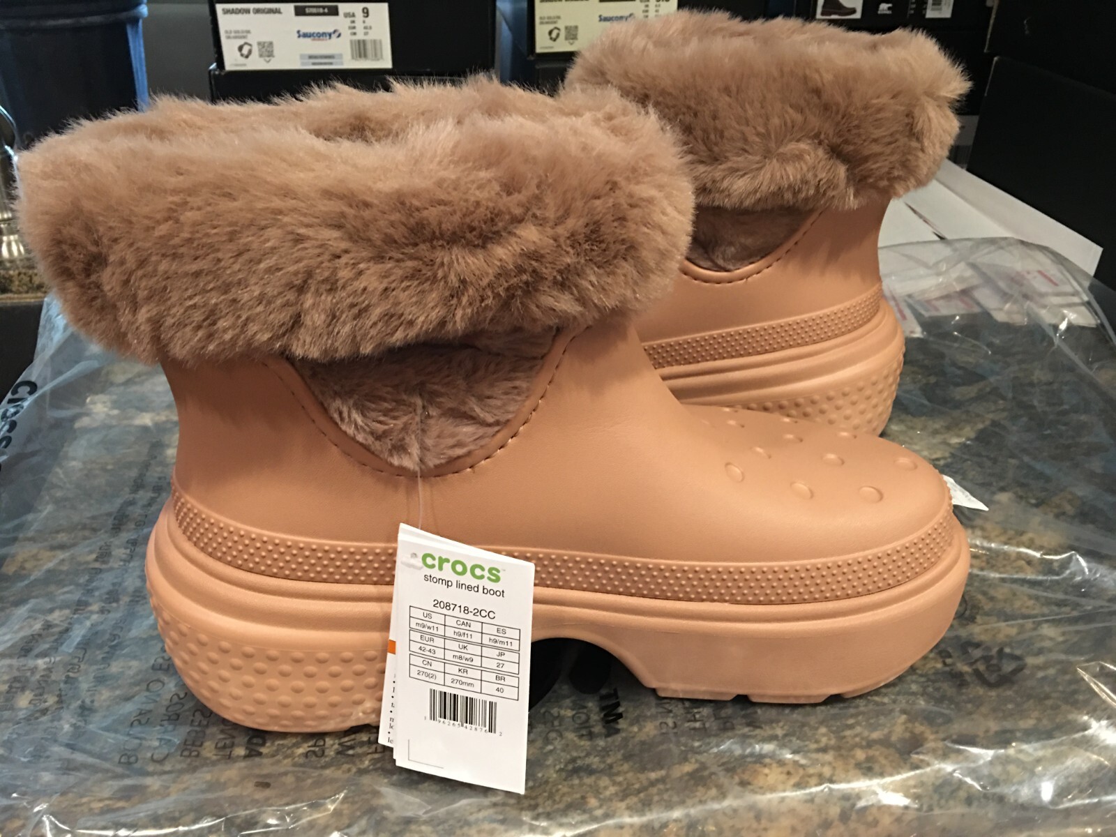 【未使用タグ付】CROCS STOMP LINED BOOT　約25cm $_57.JPG?set_id=880000500F