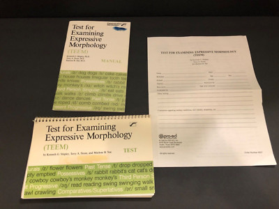 Test For Examining Expressive Morphology (TEEM)