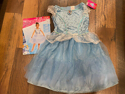 Disney Princess Girls Classic Cinderella Halloween Costume Size Small (4/6) NWT