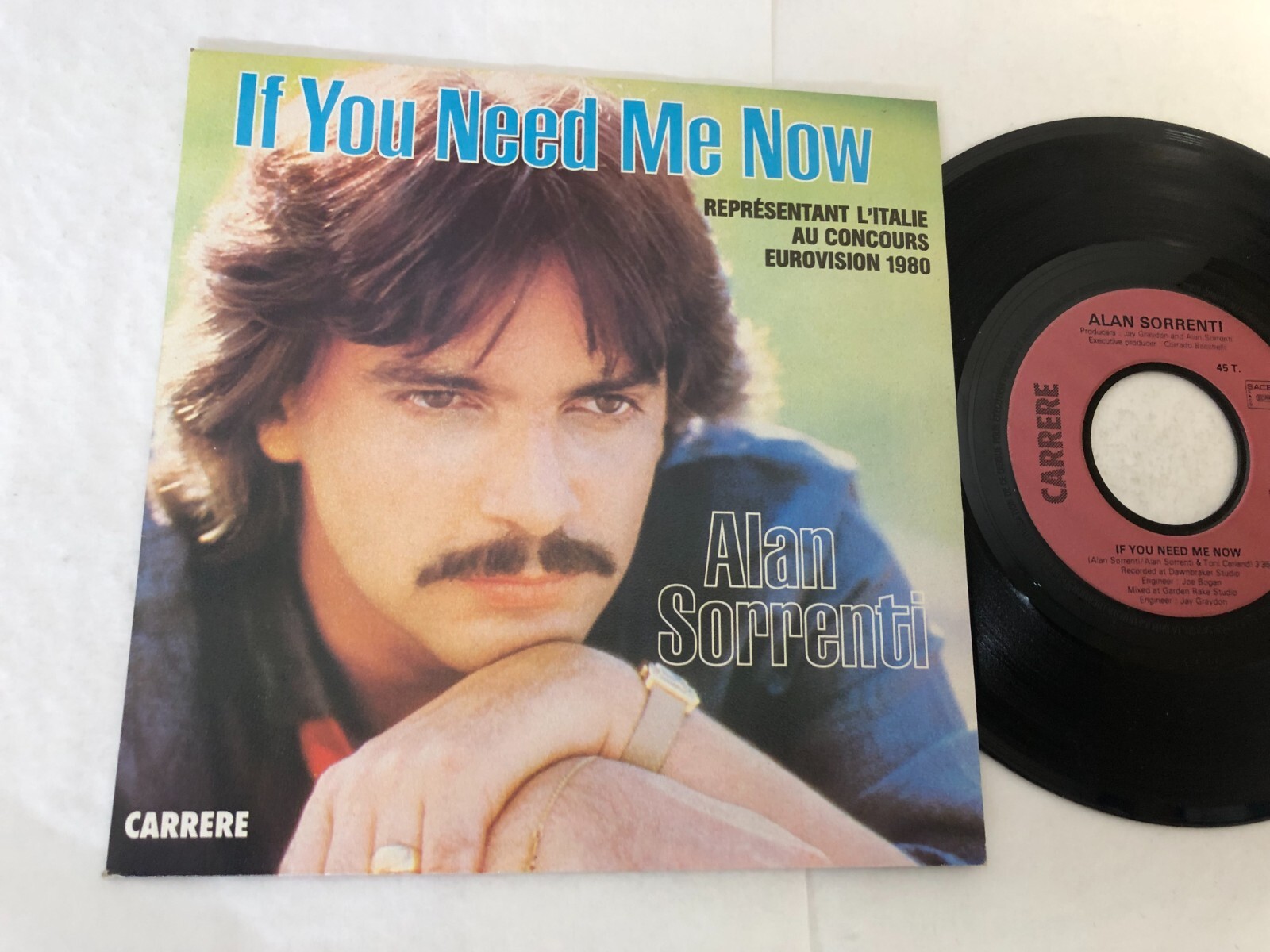 レアAOR特集】7' Alan Sorrenti「If You Need Me Now／Sunset