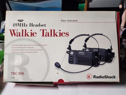 vintage radio shack walkie talkies
